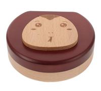 Hoement Caja de Recuerdos para Dientes de Leche Infantil de Madera Duradera, Organizador con Compartimentos y Espacio para Mechón de Cabello, Diseño Niñas, Registro Detallado de Fechas,