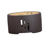 Hoement Calentador Tetera Cerámico Japonés Base para Calentar Té Soporte para Vela Uso Doméstico Decoración Duradera para Hogar Oficina y Cafetería