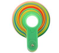 Hoement Calibrador Plástico para Medir Diámetro de Frutas 30-90Mm Números Visibles para Melocotones, Naranjas y Clasificación en Granjas y Tiendas Color Aleatorio