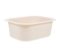 Hoement Cambiador Portátil para Ñiño Lavabo de Pp Beige, Resistente y Práctico, Adecuado para Baño y Cambio de Pañales en Casa
