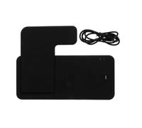 Hoement Cargador Inalámbrico Multifuncional Plegable de 15w para Teléfono Móvil, Auriculares y Reloj, Compacto y Ligero para Oficina y Dormitorio