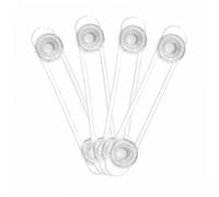 Hoement Cierres de Seguridad Transparentes para Bebés 8 Piezas Correas Suaves de 165 CM a Prueba de Adhesivos Resistentes para Armarios Cajones y Electrodomésticos Uso Doméstico