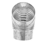 Hoement Codo de Acero Inoxidable de 45 Grados para Estufa y Chimenea, Excelente Sellado y Alta Adaptabilidad, Adecuado para Conductos y Accesorios de Ventilación