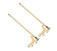 Hoement Colgadores de Pared 2 Piezas de Hierro Dorado Diseño de Gancho Articulado para Organización en Armario para Sujetadores y Ropa Interior