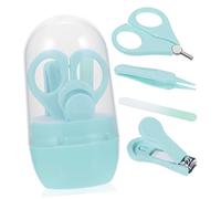 Hoement Conjunto Cortaúñas Kit De Manicura Infantil Herramientas De Cuidado Higiene Recién Nacido
