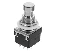 Hoement Conmutador Pedal Para Guitarra True Bypass Negro Interruptor Para Amplificador y Efectos Accesorio Compacto y Resistente Para Reemplazo Guitarras y Bajos