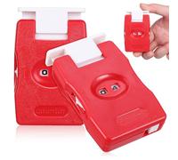 Hoement Contador de Vueltas para Tejer y Crochet, 2 Piezas en Color Rojo, Fácil de Usar y Material Abs para Proyectos de Manualidades