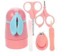 Hoement Cortaúñas Estuche Cortauñas Eléctrico Tijeras y Pinzas para Manicura de Recién Nacidos Cuidado de Uñas para Pequeños