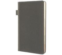 Hoement Cuaderno con Solapas para Tomar Notas A6 Negro de Pu y Papel, Ligero, Protege las Páginas, Portátil, para Escritura Creativa y Personal de Oficina