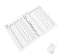 Hoement Cuaderno de Contabilidad Personal Ligero de Papel 60 Páginas para Gestión Financiera y Registro de Chequera Personal en 1 Libro