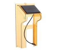 Hoement Cubierta para Timbre Solar con Protector para Sistema de Control de Acceso Cubierta Antilluvia para Timbres Inalámbricos Exteriores y Cerraduras de Huella Digital Fácil