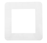 Hoement Cubiertas De Placas De Pared Acrílicas white Para Interruptores De Casa Diseño Moderno Removibles Decoración Del Hogar Protección Contra Rayones