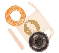 Hoement Cuencos De De Cobre Incluye Mallet y Bolsa De Almacenamiento Para Relajación y Mindfulness Diámetro