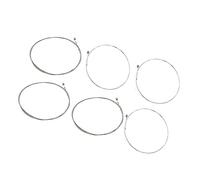 Hoement Cuerdas De Guitarra Eléctrica De Acero Inoxidable Bobinado De Aleación De Níquel, Paquete De 6 Cuerdas, Accesorio De Repuesto Para Guitarra Eléctrica, Compatibles Para Uso Musical y Reparación