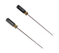 Hoement Destornillador De 2 Piezas Para Electricista Portátil Herramienta Multifuncional Doble Destornillador Extra Largo Llave Plana Ranurada Manual Trinquete Magnético
