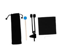 Hoement Diapasones Para Yoga Om De Horquilla Giratoria Para Curación Terapia De Vibración y Sanación Sonora Bolsa Martillo De Afinación