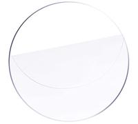 Hoement Discos Redondos de Acrílico Transparente Compactos y Ligeros para Proyectos de Manualidades y Señalización Láminas Acrílicas Duraderas