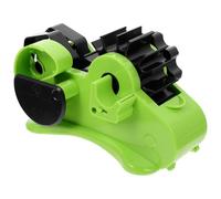 Hoement Dispensador de Cinta de Escritorio, Herramienta para Cortar Cinta Térmica, 1-2/5 y 1/3 de Diámetro Interior, Multifunción, Portátil, Verde, Abs y Acero Inoxidable, para Oficina