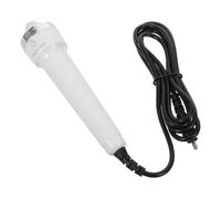 Hoement Dispositivo Facial Ultrasónico para Uso Profesional y Doméstico Sonda de Masaje Eléctrica, Limpieza Profunda y Absorción Mejorada de Sérum en Plástico y Metal