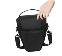 Hoement Estuche para Cámara Réflex Digital Unisex Pequeño Bolsa Bandolera Ligera de Poliéster y Nailon Resistente Correa Ajustable Adecuado para Viajes y Fotografía al Aire Libre