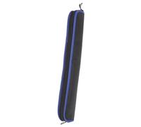 Hoement Estuche Para Flauta Dulce Soprano Portátil, Bolsa De Tela Oxford Negra Borde Azul, Acolchado Protector Resistente Al Agua, Ligera y Práctica Para Transporte Seguro De Instrumentos Musicales