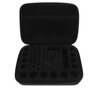 Hoement Estuche Portátil y Compacto de Eva para Almacenamiento Seguro de Pilas AA y AAA, Organizador de Caja para Uso Doméstico y Viajes