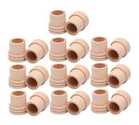 Hoement Extintor De Moxa De Madera Para Varillas De 1.8 Cm, Set De 20 Piezas, Resistente a Altas Temperaturas, Fácil Limpieza, Accesorio Seguro Para Moxibustión Terapia De Salud y Belleza