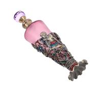 Hoement Frasco de Perfume Recargable Estilo Ángel para Mujer de 25ml Diseño Estable de Vidrio y Metal, Botella Cónica Decorada para Fiestas y Viajes para Fiestas y Viajes