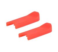 Hoement Funda de Silicona Roja para Pulgar de Saxofón, 2 Unidades, Cojín Ergonómico Antideslizante, Accesorio Protector para Dedos, Soporte Cómodo para Saxofonistas