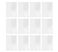 Hoement Funda Transparente Paquete de 12 para Cuadernos A6 de Pvc Resistente al Agua y Antideslizante, Reutilizable, Adecuado para Estudiantes y Profesionales en Planificación Escolar