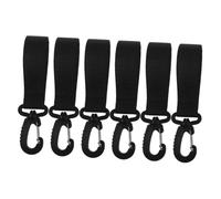 Hoement Ganchos para Cochecito de Bebé Resistentes Y de Gran Capacidad 6 Unidades para Colgar Bolsas de sin Necesidad de Taladrar