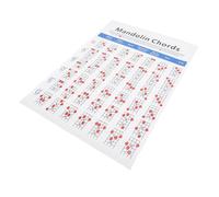 Hoement Guía De Aprendizaje De Acordes De Mandolina Diagrama De Mandolina Tabla De Referencias