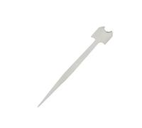 Hoement Herramienta de Gancho Ajustador de Postes de Sonido para Columna de Sonido Acero Inoxidable Plata, Extremo Afilado para Violonchelo y Violonchelo Doble para Mantenimiento