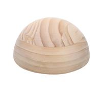 Hoement Herramienta de Modelado Geométrico de Madera de Pino Mango Ergonómico para Cerámica, Molde Semicírculo Creativo para Estudio y Clases de Arte