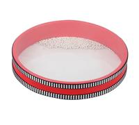 Hoement Instrumento Musical de Percusión de Olas Color Rojo Madera E Hierro para Desarrollo Rítmico y Coordinación Mano-cerebro en Educación Musical Infantil