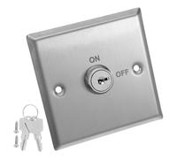 Hoement Interruptor de Llave Botón de Liberación y Control de Emergencia para Puerta de Estacionamiento de Acero Inoxidable para Entornos Comerciales y Exteriores