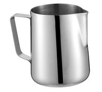 Hoement Jarra Espumadora de Leche de Acero Inoxidable 350Ml Taza Espumadora para Espresso y Latte Boquilla para Latte Art Uso Cafetería y Hogar