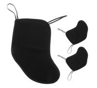 Hoement Juego 3 Cojines para Violín 4/4 y 3/4 Almohadilla de Algodón Negro para Mentonera Soporte Cómodo para Hombro Accesorio de Repuesto para Violín Práctica y Concierto