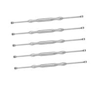 Hoement Juego de 5 Palas de Acero Inoxidable para Limpieza de Oídos Herramienta para Eliminar La Cera de Los Oídos para Una Limpieza Suave Y Segura en Casa