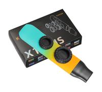 Hoement Kazoo Ajustable de Doble Orificio Efecto de Tono Alto, Instrumento Musical de Interpretación en Color Azul-verde Degradado, Kit Portátil para Principiantes y Acompañamiento
