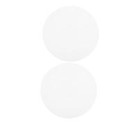 Hoement Lámina difusora de luz redonda acrílica white, 2 piezas, 26 cm de diámetro, 1 mm de grosor, antideslumbrante, para reemplazo de pantalla de lámpara en oficina y hogar