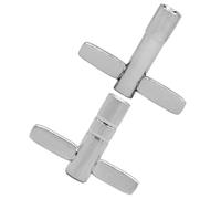 Hoement Llave de Afinación para Batería, 2 Piezas en Forma de T, Material Hierro Resistente, Herramienta Portátil para Ajuste y Mantenimiento de Tambores, Accesorios Varios estilos