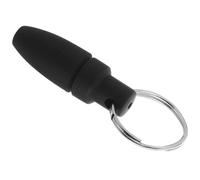 Hoement Llavero Perforadora de Cigarros Portátil de Acero Inoxidable Negro, Herramienta Compacta para Viajes y Uso al Aire Libre, Punzón Preciso para Cigarro, Accesorio Multifuncional