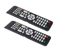 Hoement Mando para Televisión LCD de 2 Piezas, Color Negro, Cambio de Canales y Sencilla para Uso en Casa