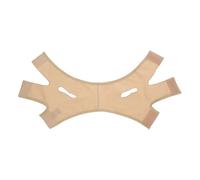 Hoement Mascarilla Facial Antiedad en Forma de V para Levantamiento de Mejillas y Reducción de Papada Fibra Beige y Talla S para Cuidado Facial Diario