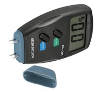 Hoement Medidor de Humedad de Madera Digital Ligero Plástico y Medición Precisa de 5 a 40% para Control Rápido en Construcción y Carpintería