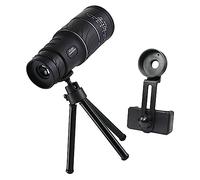 Hoement Monocular Telescopio Compacto y Portátil para Observación De Naturaleza Caza Senderismo y Viajes Incluye Soporte para Smartphone y Trípode