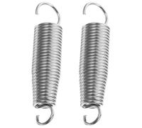 Hoement Muelles Metálicos de Repuesto para Pedales de Batería Resorte de Tensión Doble Gancho 2 Unidades Accesorios Duraderos para Pedales de Bombo Piezas Profesionales para Batería