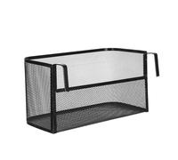 Hoement Organizador Colgante para Cama Litera de Hierro Negro Diseño de Gancho, Instalación Rápida y Alta Resistencia para Dormitorio y Habitación Compartida