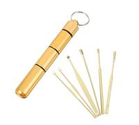 Hoement Palillos Oídos Kit De Limpieza De Cerumen Cucharas De Acero Inoxidable Herramientas De Limpieza Para Oídos Para Eliminar La Cera Casa